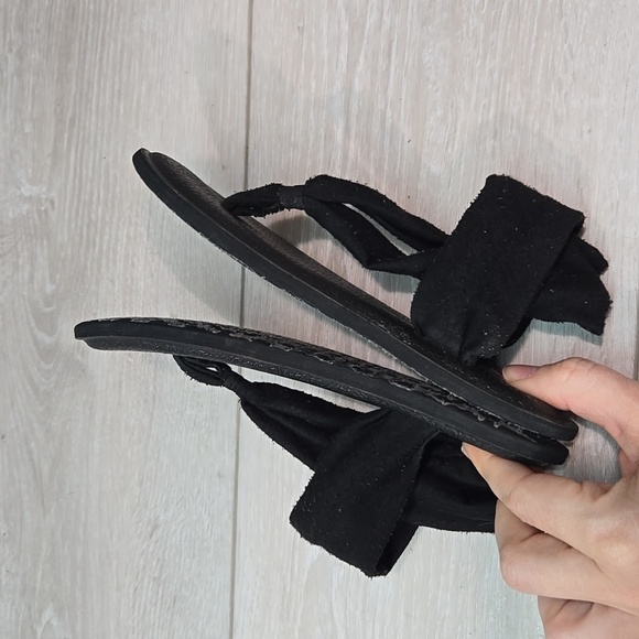 Sanuk Kids Girls Yoga Mat Thong Sandals Flats shoes sz 11-12 - Picture 7 of 10